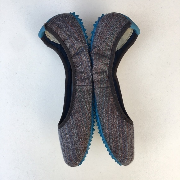 PLAE Crosby Ballet Flats Black Opal Size 6 - Picture 4 of 10